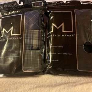 Michael Strahan 3 Pack Men’s Boxer Woven. (4 Separate Packets)